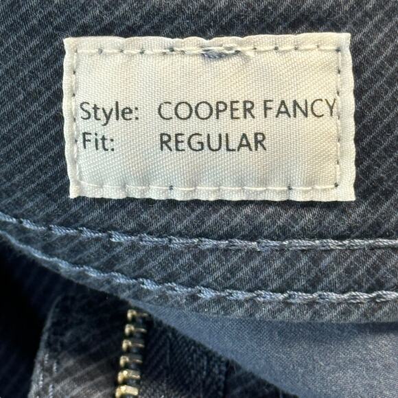 Brax Cooper Fancy Pants Blue Men SZ 35 x 32 Classic Modern Sleek Office Comfort - Picture 8 of 11